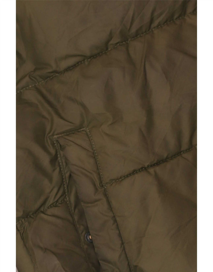Jack & Jones Herre hættepolstret jakke UK 42 XL Khaki Polyester