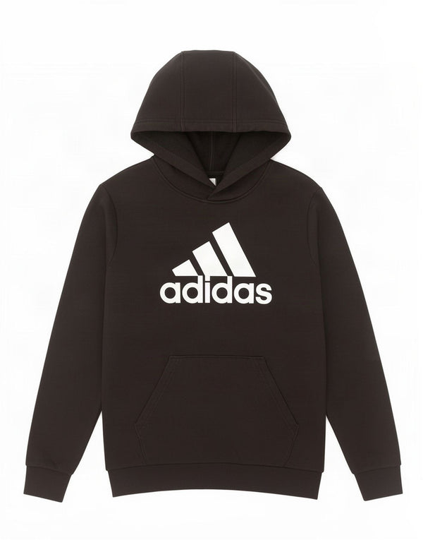 Adidas Grafisk hættetrøje til drenge 13-14 år Sort bomuld
