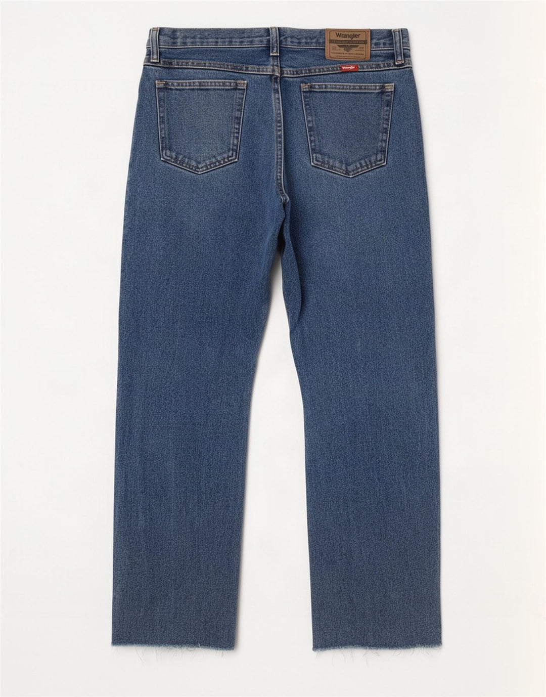 Wrangler Straight Jeans til mænd W31 L27 blå bomuld