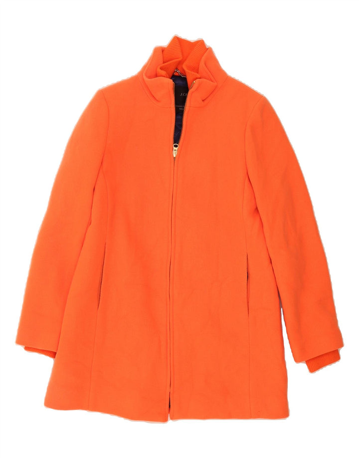J. CREW Womens Overcoat US 8 Medium Orange Wool Vintage J. Crew and Second-Hand J. Crew from Messina Hembry 