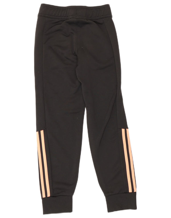 Adidas Piger Træningsdragt Bukser Joggers 9-10 År Sort Polyester