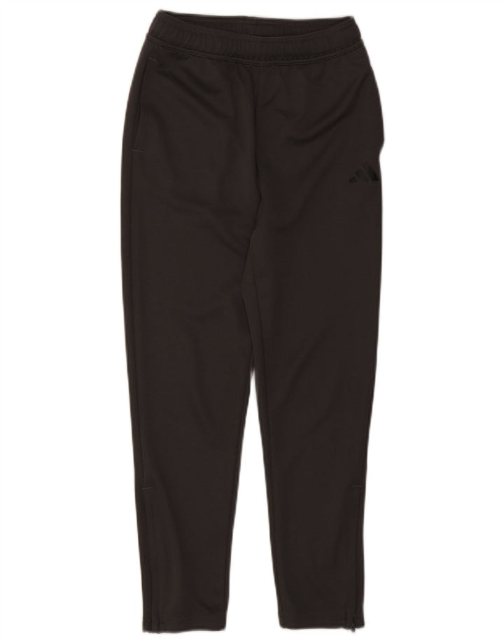 Adidas Boys Aeroready Tracksuit Bukser 11-12 år Grå polyester
