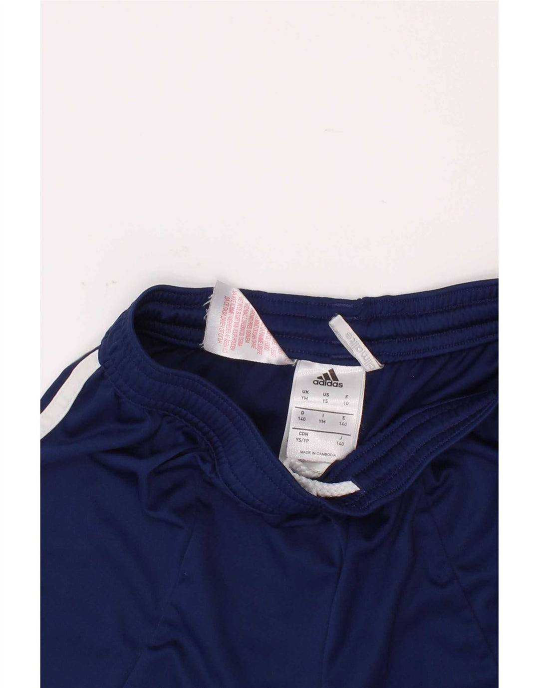 Adidas Boys Climalite Sportshorts 9-10 år Medium Blue Colourblock