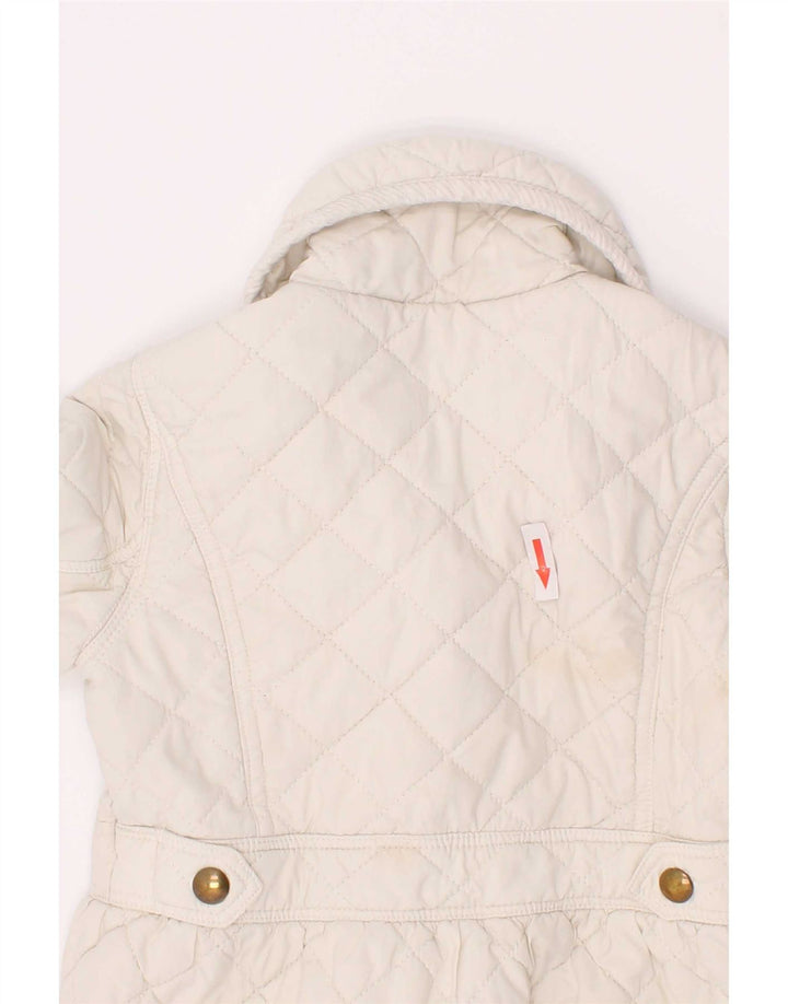 Ralph Lauren Babypiger Quiltet jakke 18-24 måneder Hvid Polyester