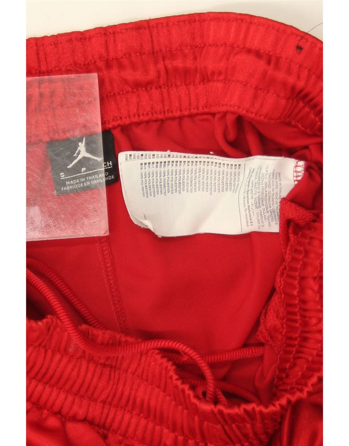 Jordan Herre Sportsshorts Small Rød Colourblock Polyester