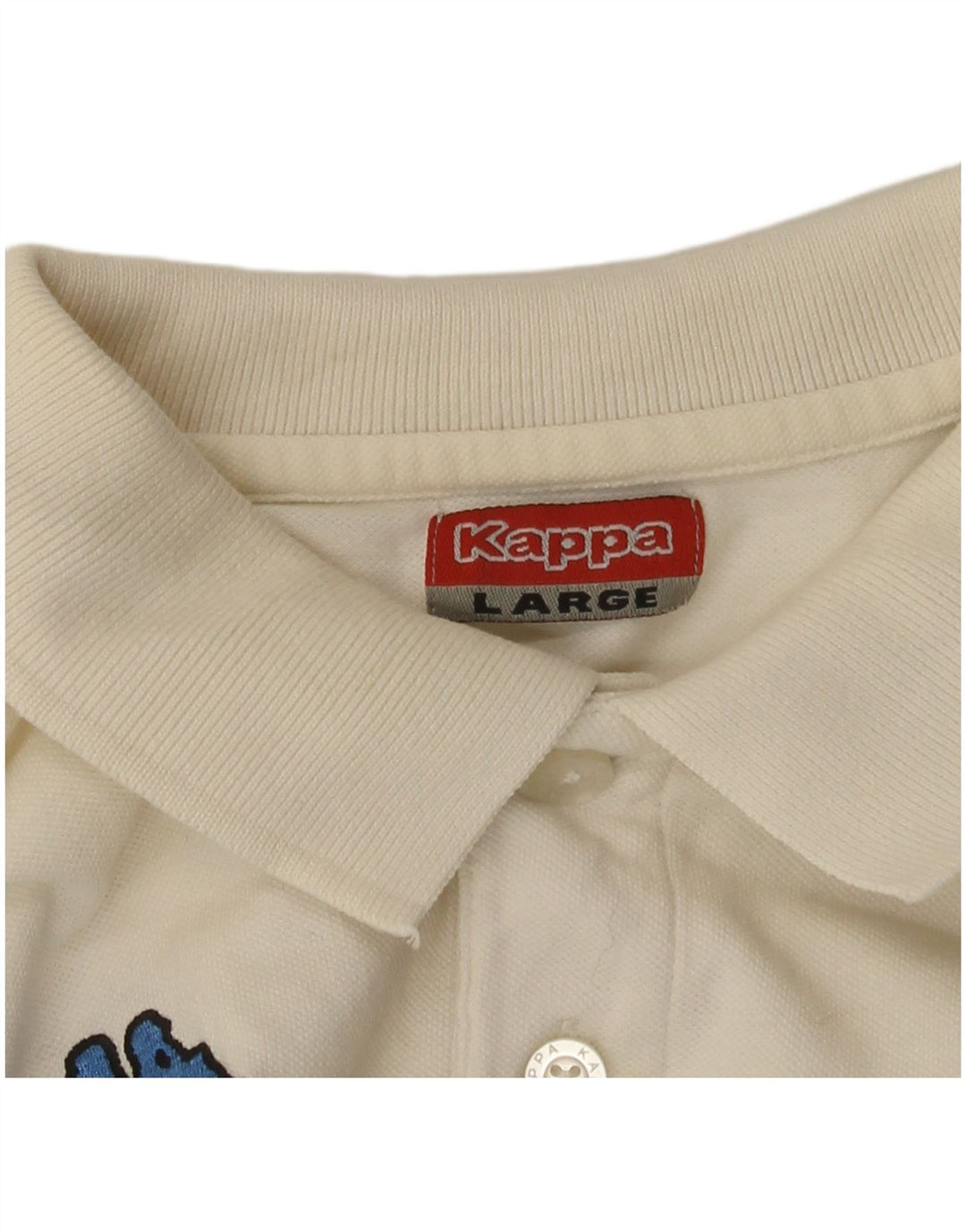 Kappa herre polo skjorte stor hvid