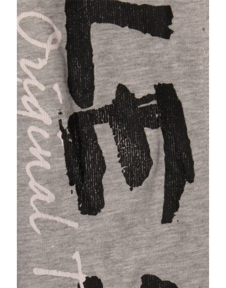 Uncle Sam Herre grafisk træningsdragt Bukser Joggers Large Grå Flecked