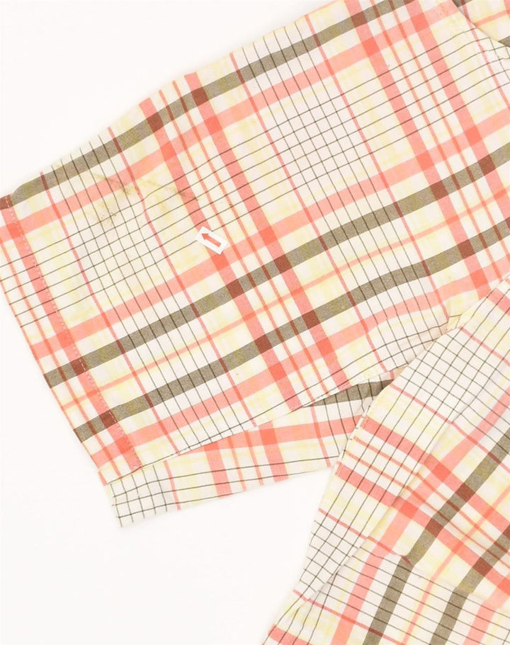 O'NEILL Womens Chino Shorts W27 Beige Check Cotton | Vintage O'Neill | Thrift | Second-Hand O'Neill | Used Clothing | Messina Hembry 