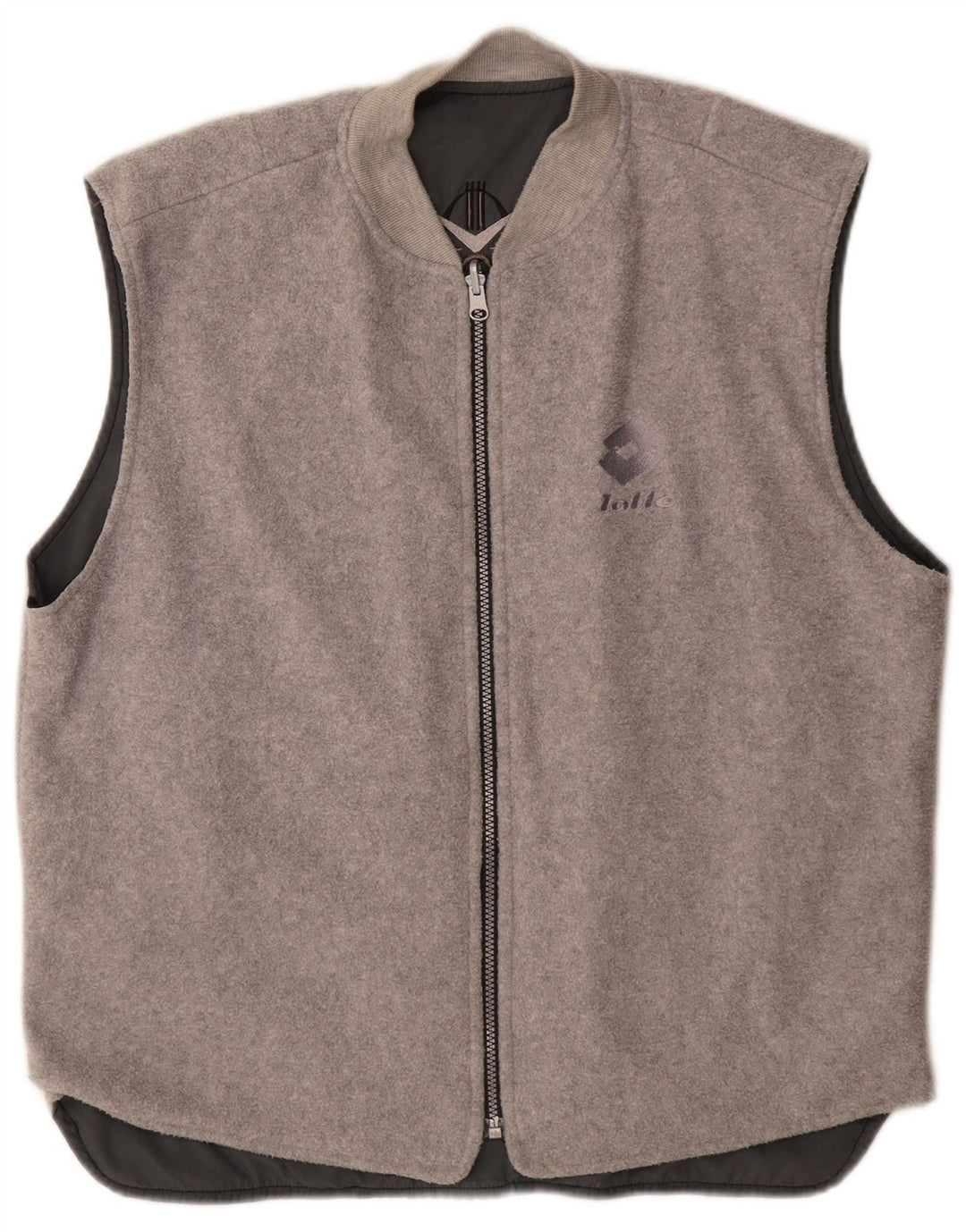 Lotto Herre Graphic Reversible Gilet UK 40 Large Black Polyester