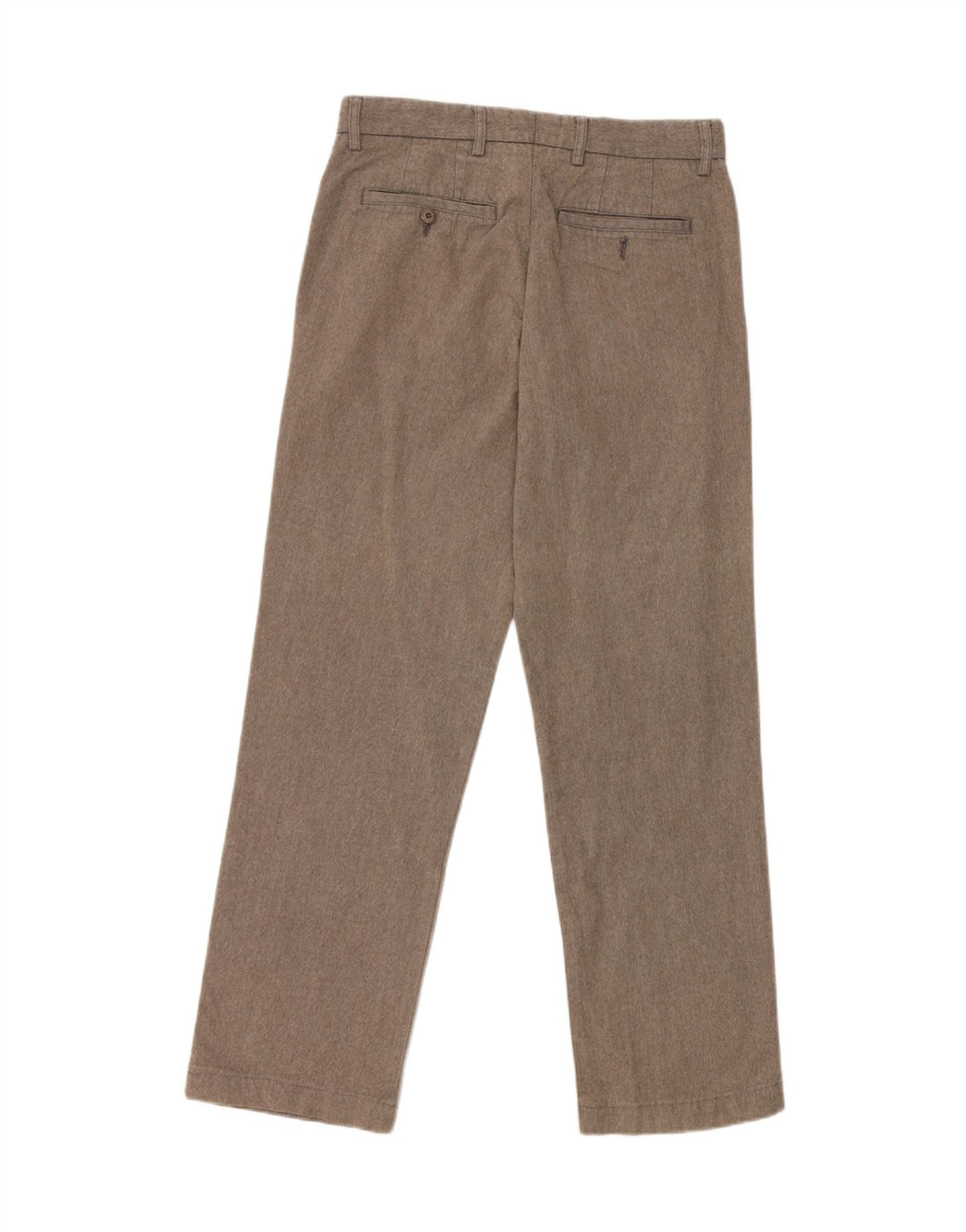 Zara Herre Lige Chinobukser EU 40 Medium W31 L30 Grå Polyester