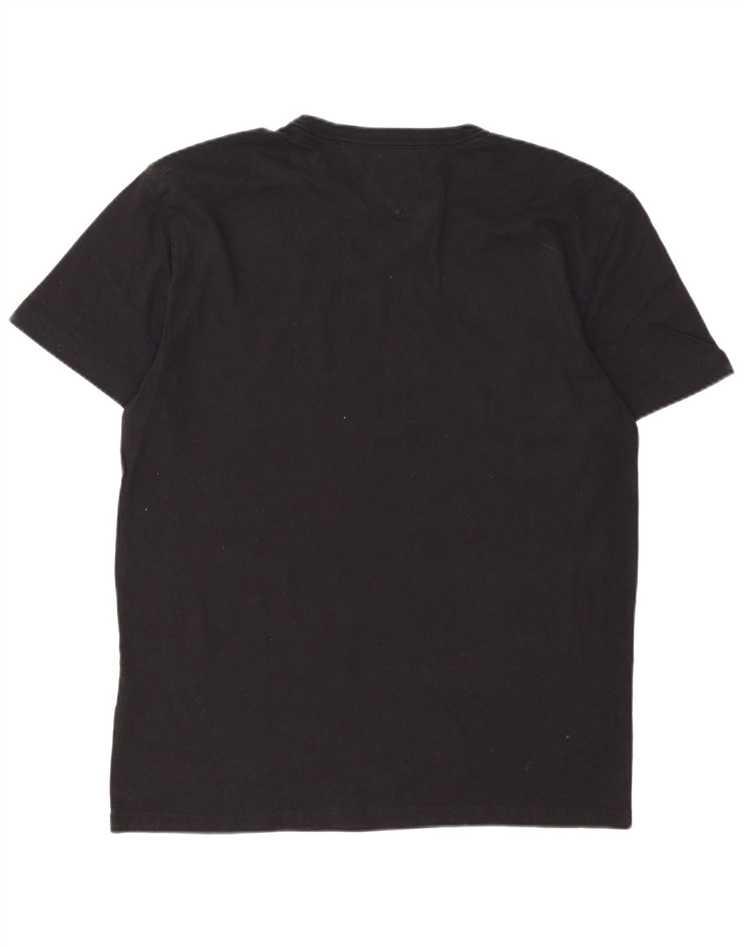 Tommy Hilfiger Herre T-Shirt Top Medium Sort Bomuld