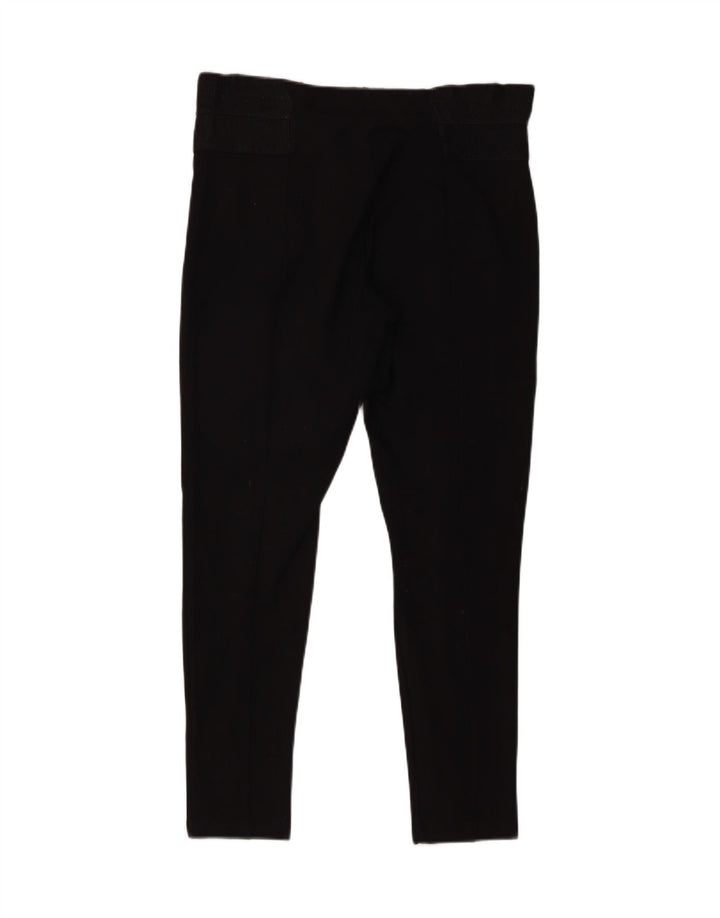 Zara Womens Leggings UK 14 Large Black Viscose