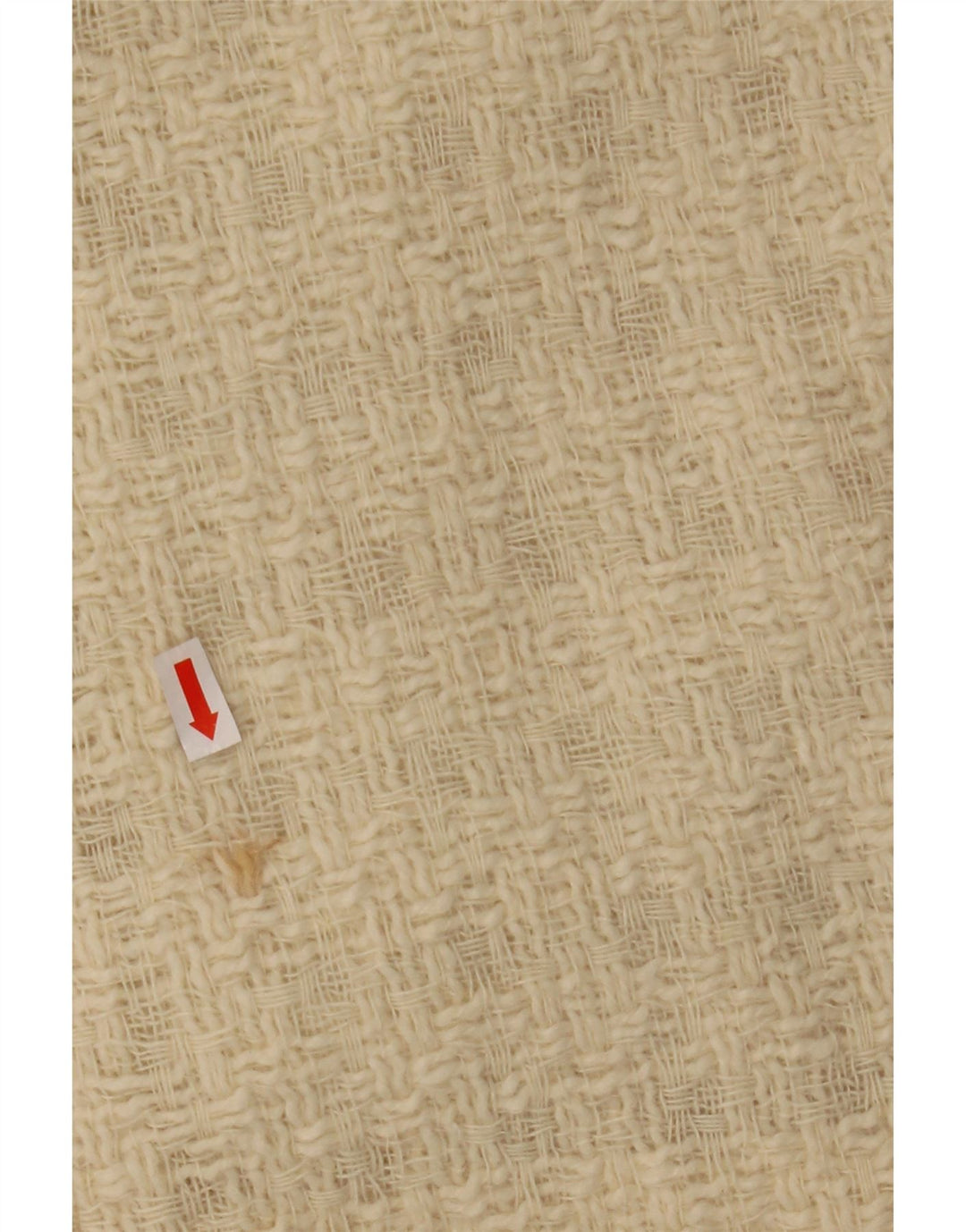 Eksklusiv dameoverfrakke UK 10 Small Off White Check