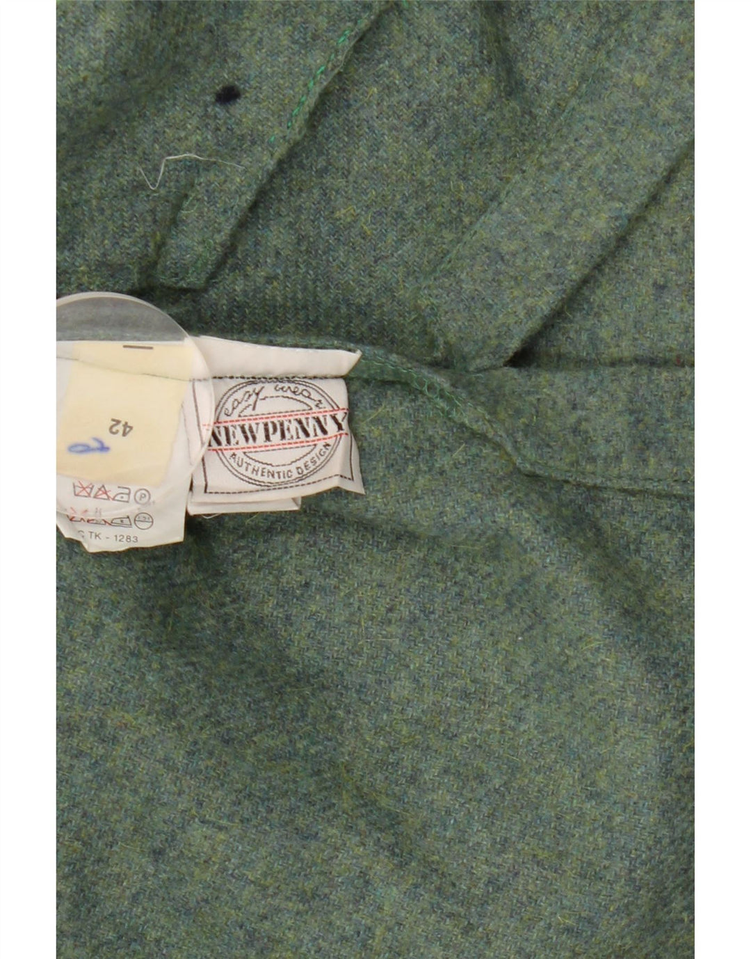 Ny Penny Womens Hooded Utility Jacket IT 42 Medium Green Wool