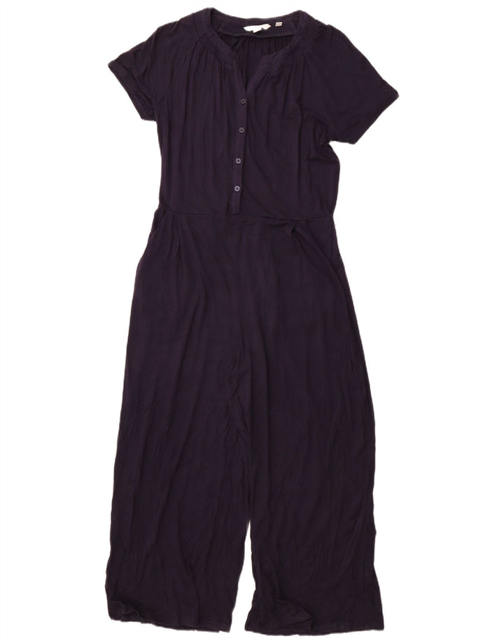 Boden Dame Jumpsuit UK 14 Large Navy Blue Viscose