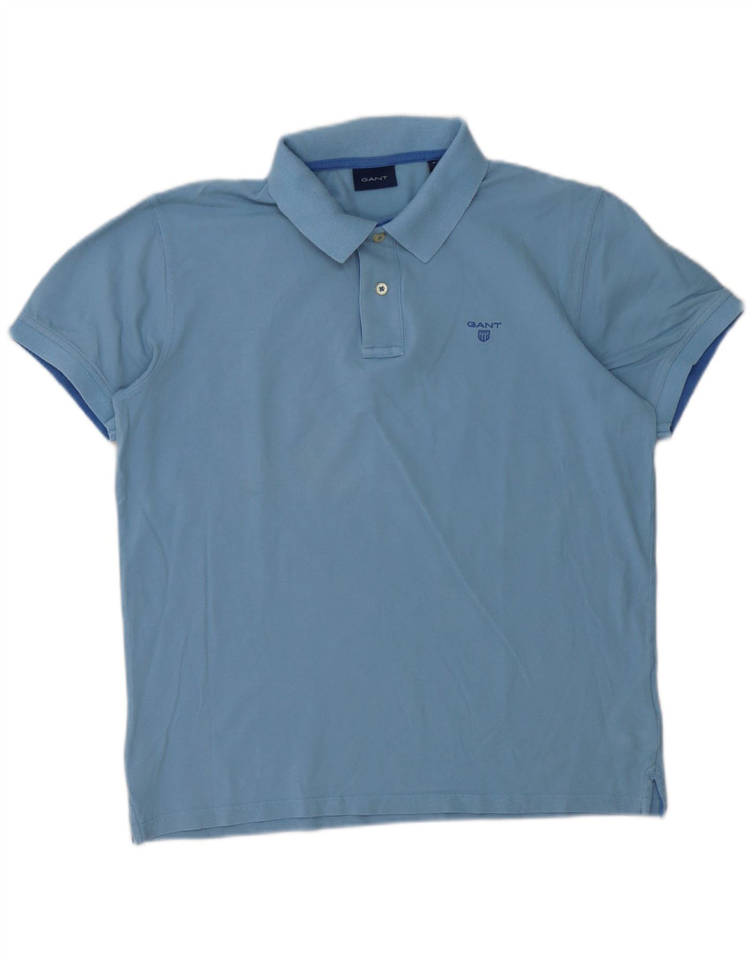 Gant Polo Shirt til mænd, stor blå bomuld