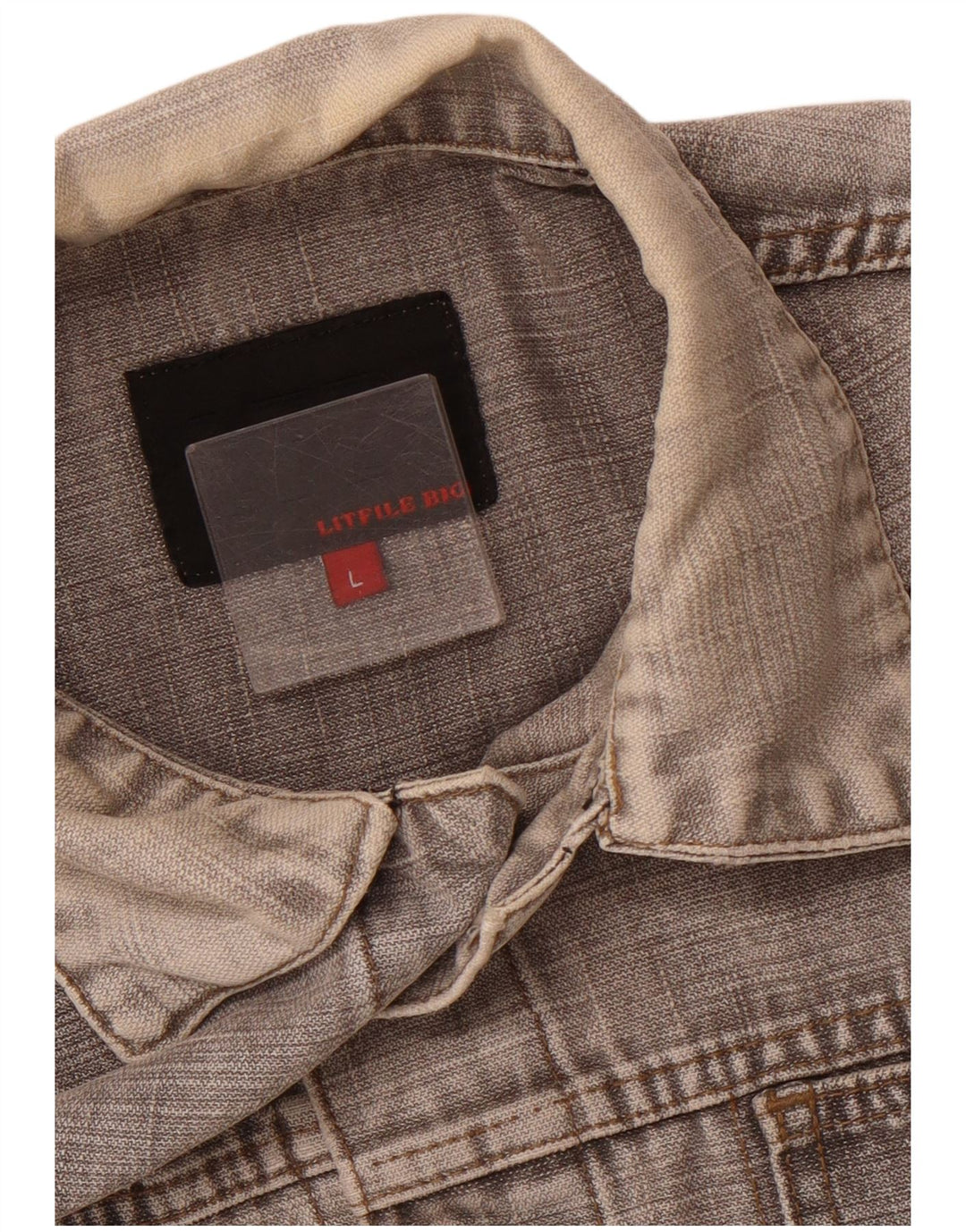 VINTAGE Denimjakke til mænd UK 40 Large Grå