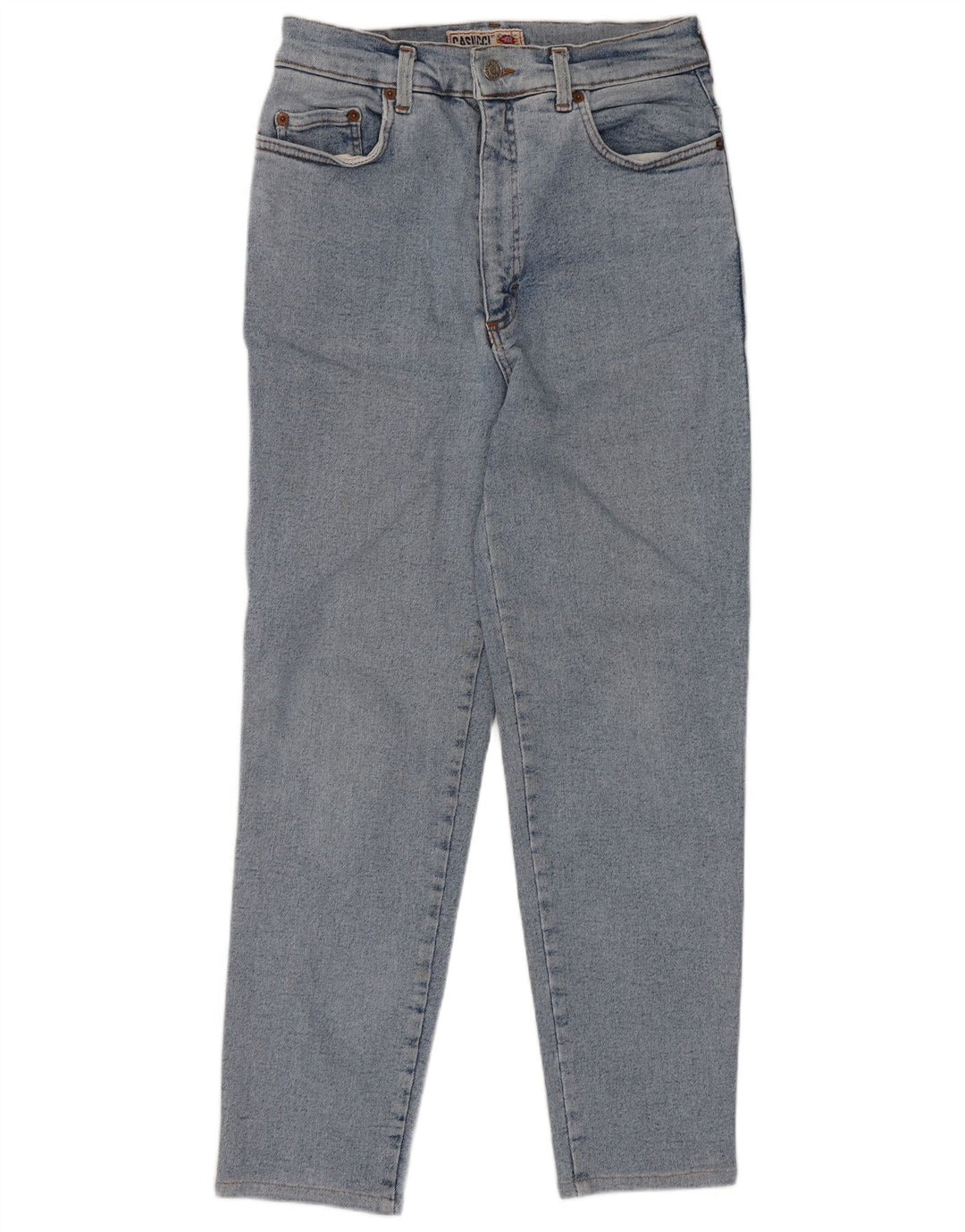Casucci Dame Jeans med høj talje W29 L26 Blå Bomuld