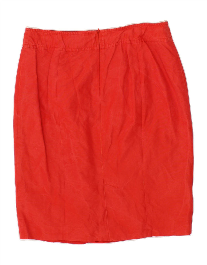 LES COPAINS Womens Midi Skirt IT 44 Medium W30 Red Vintage Les Copains and Second-Hand Les Copains from Messina Hembry 