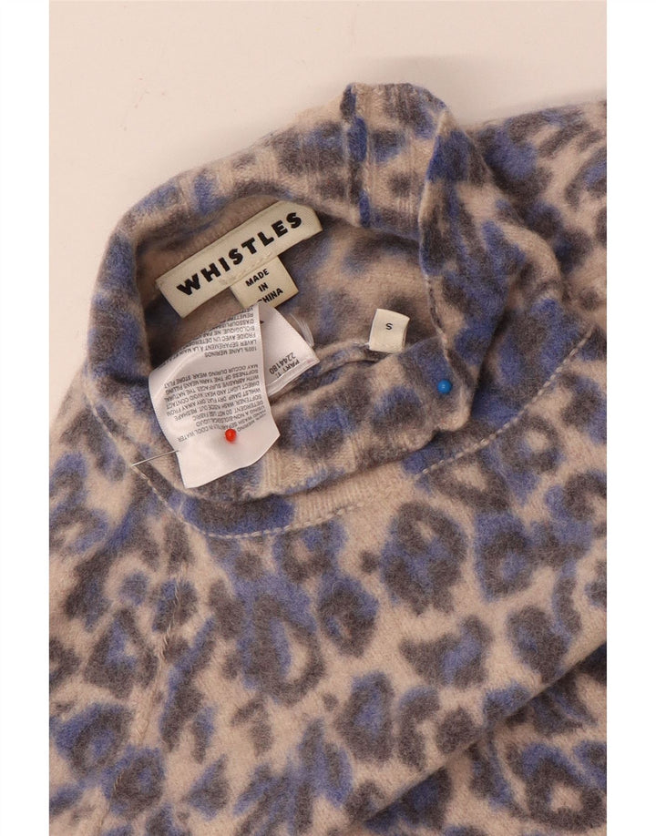 Whistles Dame Turtle Neck Jumper Sweater UK 10 Small Multicolored