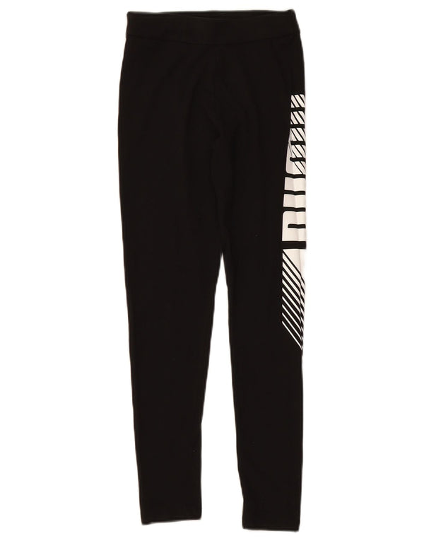 PUMA Grafiske Leggings til piger 11-12 år Sort