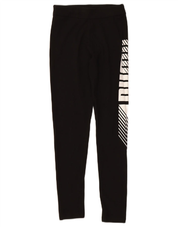 PUMA Grafiske Leggings til piger 11-12 år Sort