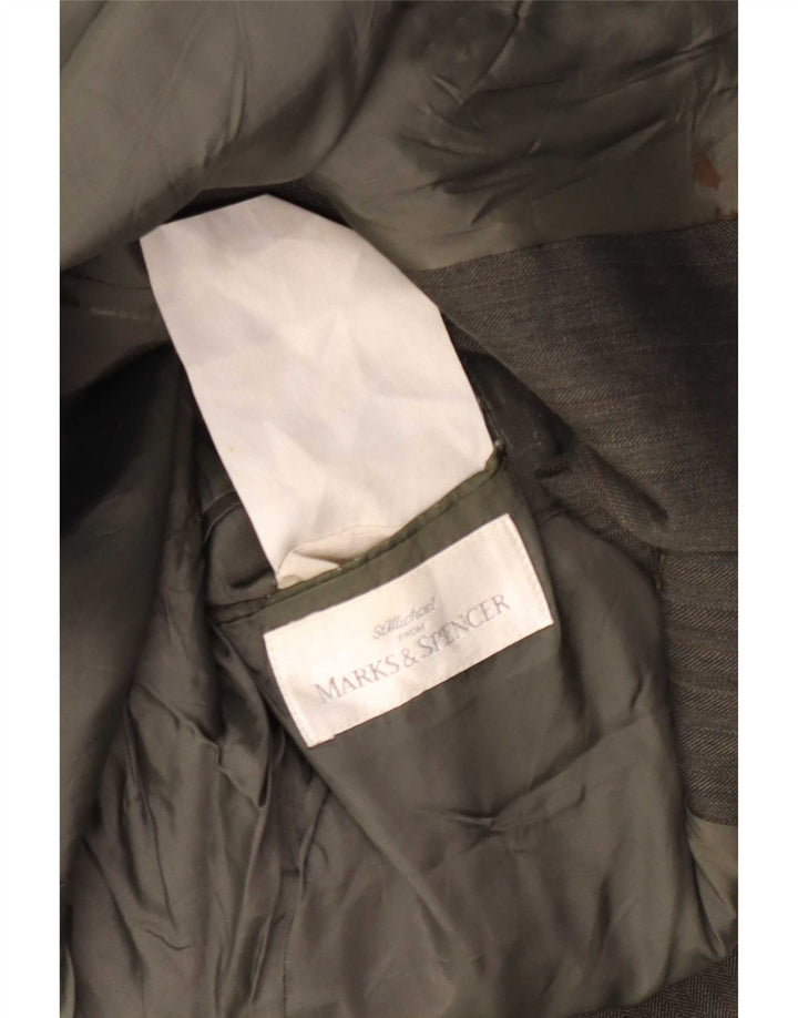 Marks & Spencer Herre St. Michael Blazer Jacket UK 48 2XL Grå sildeben