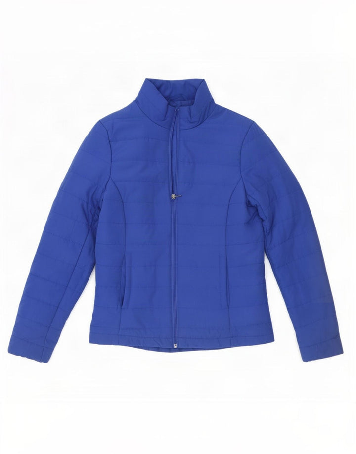 Marks & Spencer polstret jakke til kvinder UK 6 XS blå polyester