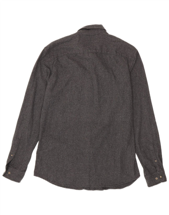 Jack & Jones herreskjorte mellemgrå bomuld