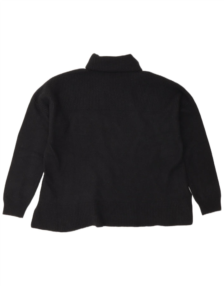 Liu Jo Dame Rullehals Sweater UK 18 XL Sort