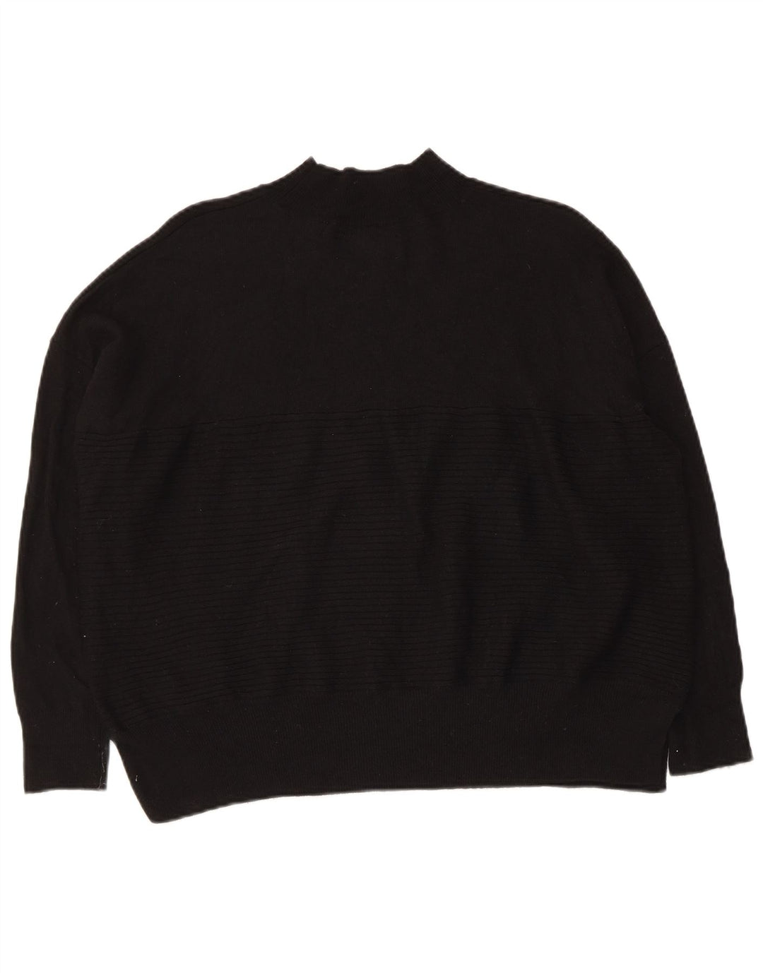 Superdry Dame Oversized Turtle Neck Sweater UK 10 Small Black