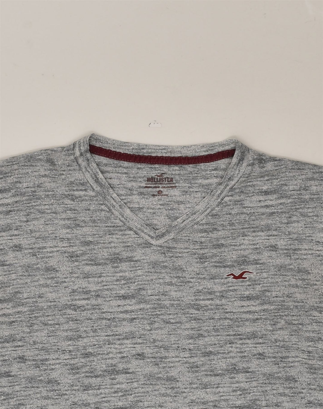 HOLLISTER Mens T-Shirt Top XS Grey Flecked Cotton | Vintage Hollister | Thrift | Second-Hand Hollister | Used Clothing | Messina Hembry 