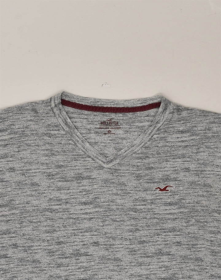 HOLLISTER Mens T-Shirt Top XS Grey Flecked Cotton | Vintage Hollister | Thrift | Second-Hand Hollister | Used Clothing | Messina Hembry 