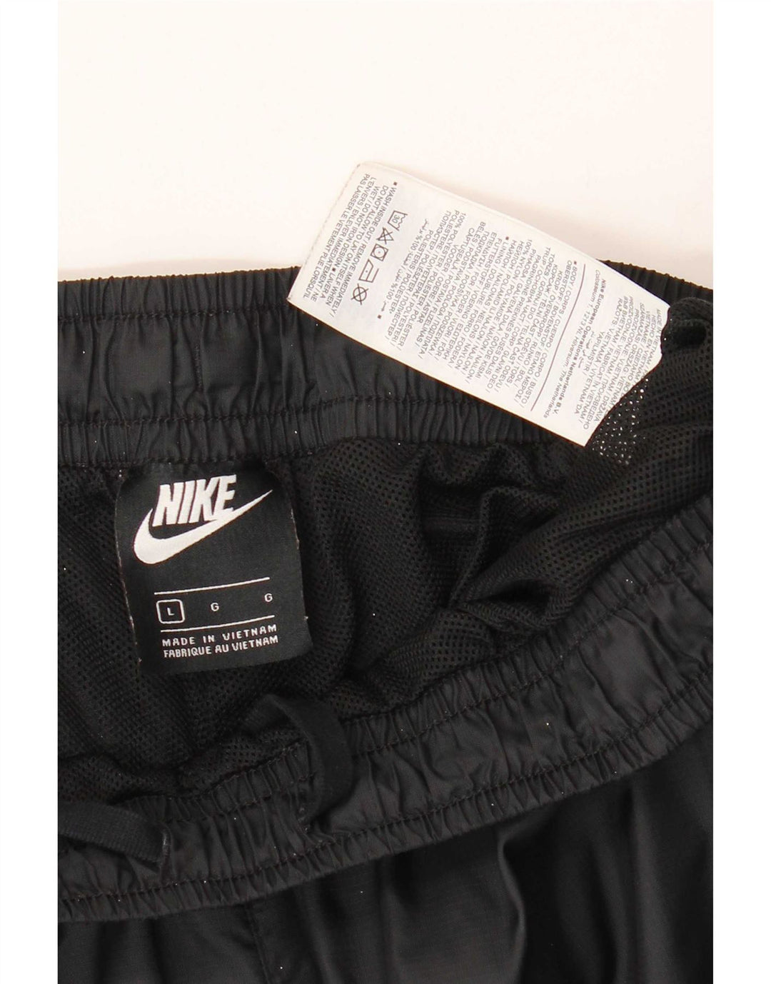 Nike Træningsdragtsbukser til mænd, store, sorte nylon