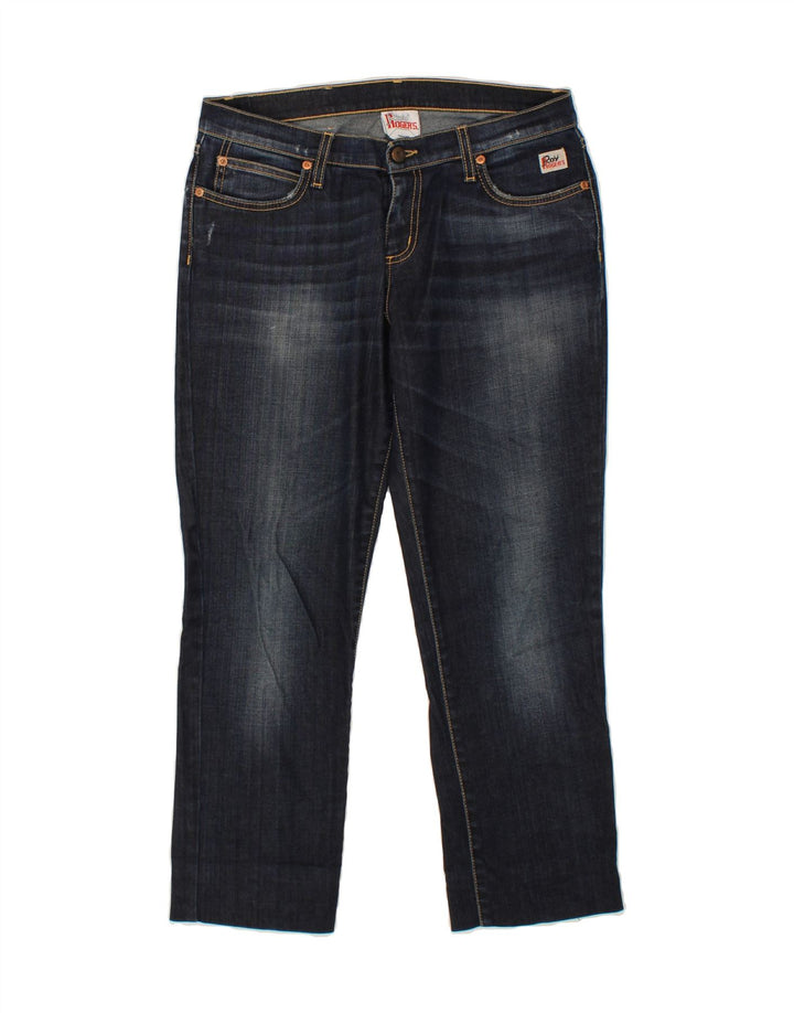 ROY ROGERS Womens Straight Jeans W33 L26 Navy Blue Cotton Vintage Roy Rogers and Second-Hand Roy Rogers from Messina Hembry 