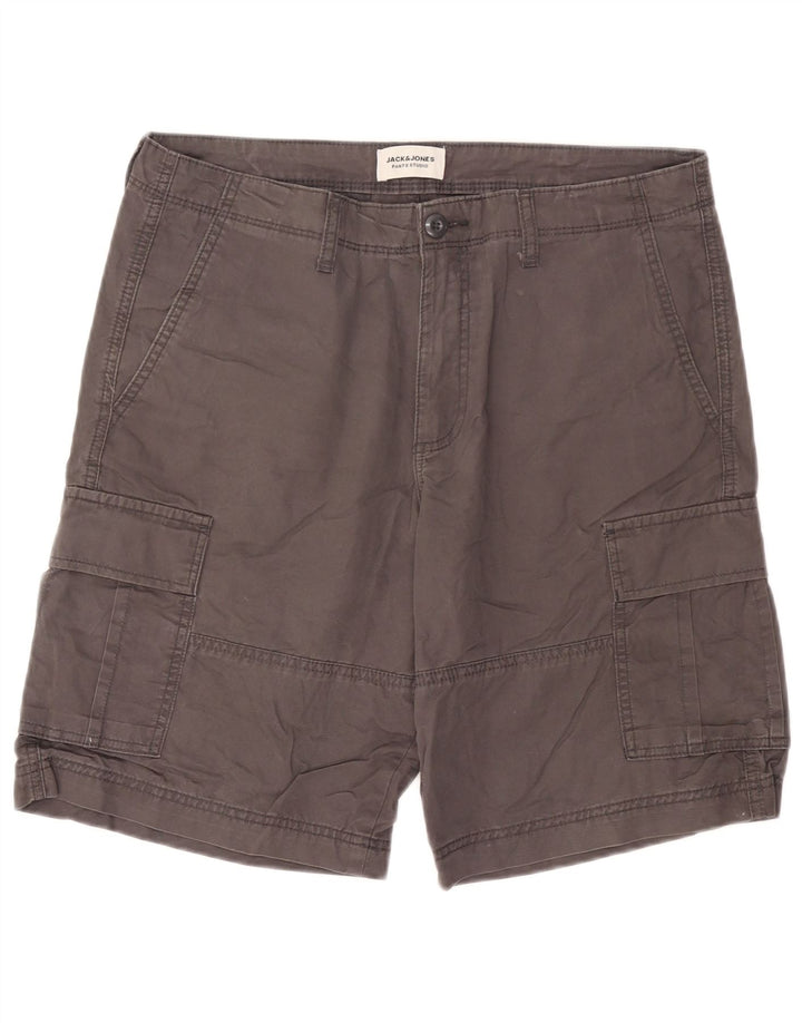 Jack & Jones Herre Cargo Shorts Large W36 Grå Bomuld