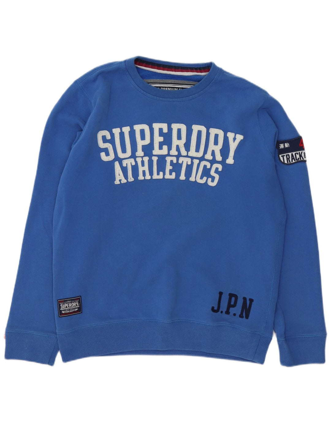 Superdry grafisk sweatshirt til mænd 2XL blå bomuld