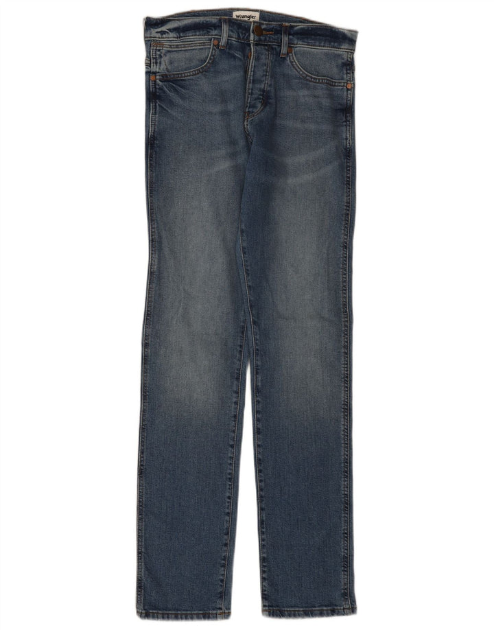 WRANGLER Mens Spencer Slim Jeans W30 L34 Blue Cotton