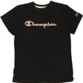 CHAMPION Womens Graphic T-Shirt Top UK 16 Large Black Vintage Champion and Second-Hand Champion from Messina Hembry 