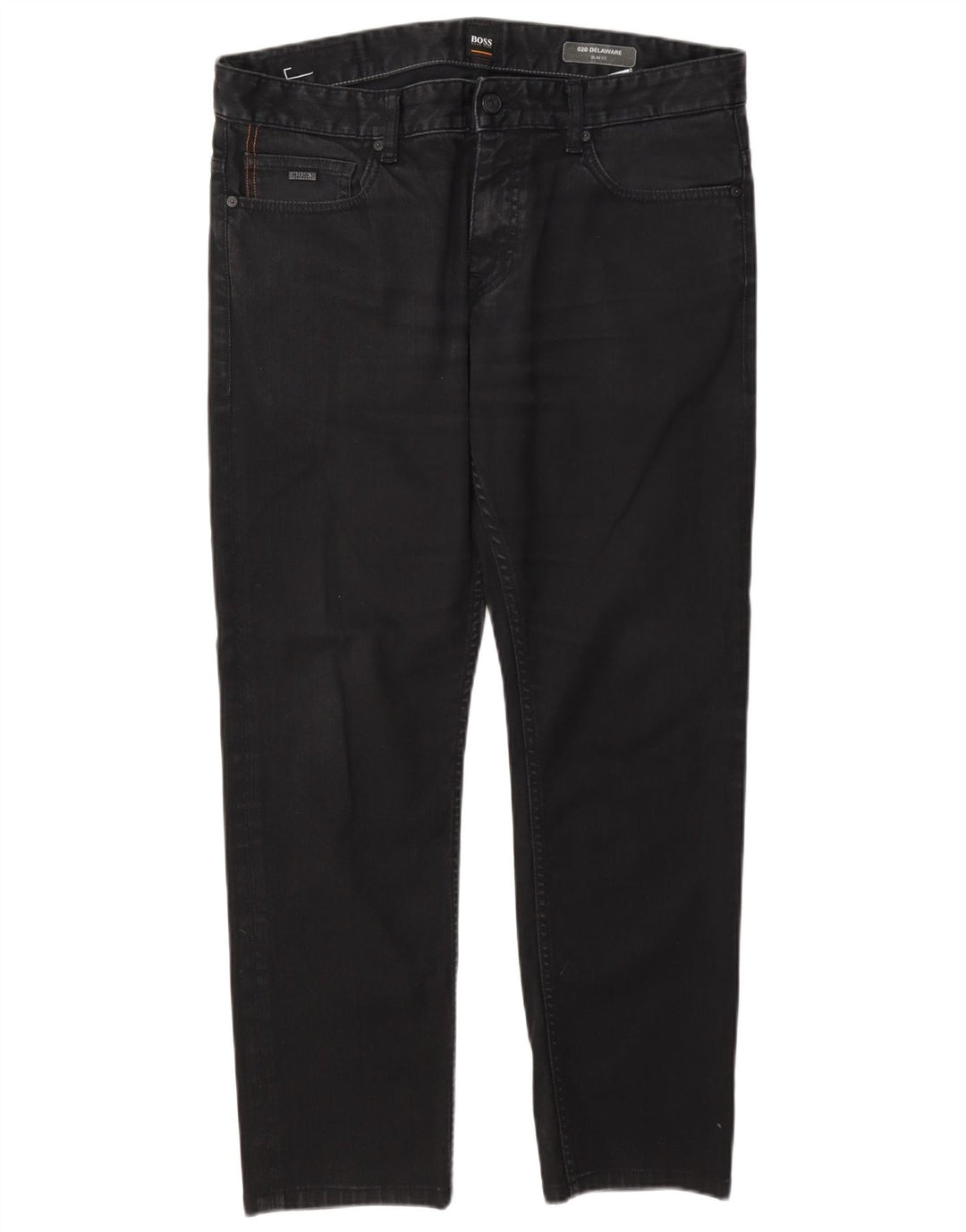 Hugo Boss Herre Delaware Slim Jeans W34 L29 Grå Bomuld