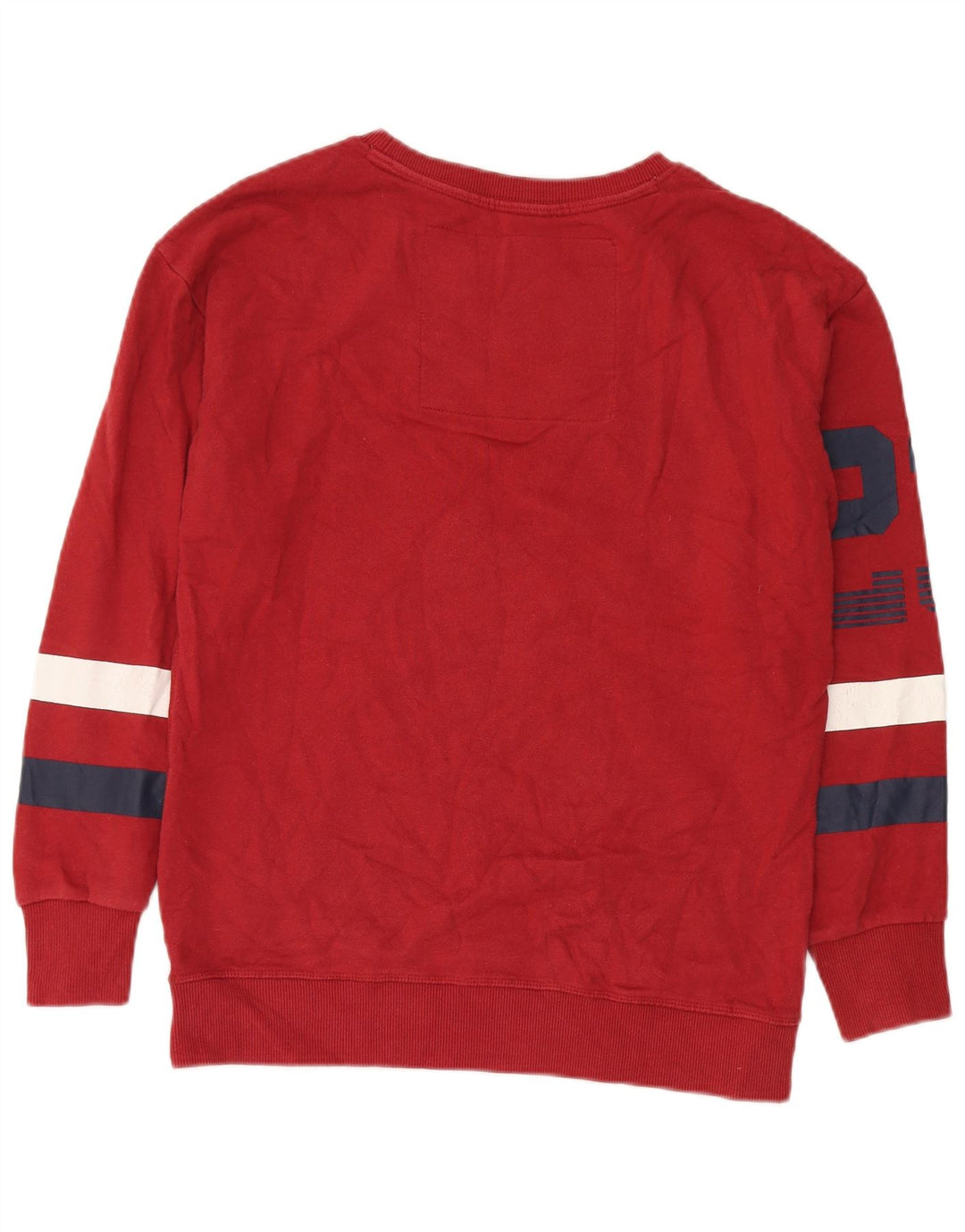 Superdry Grafisk Sweatshirt-trøje til mænd Lille Rød Colourblock Bomuld