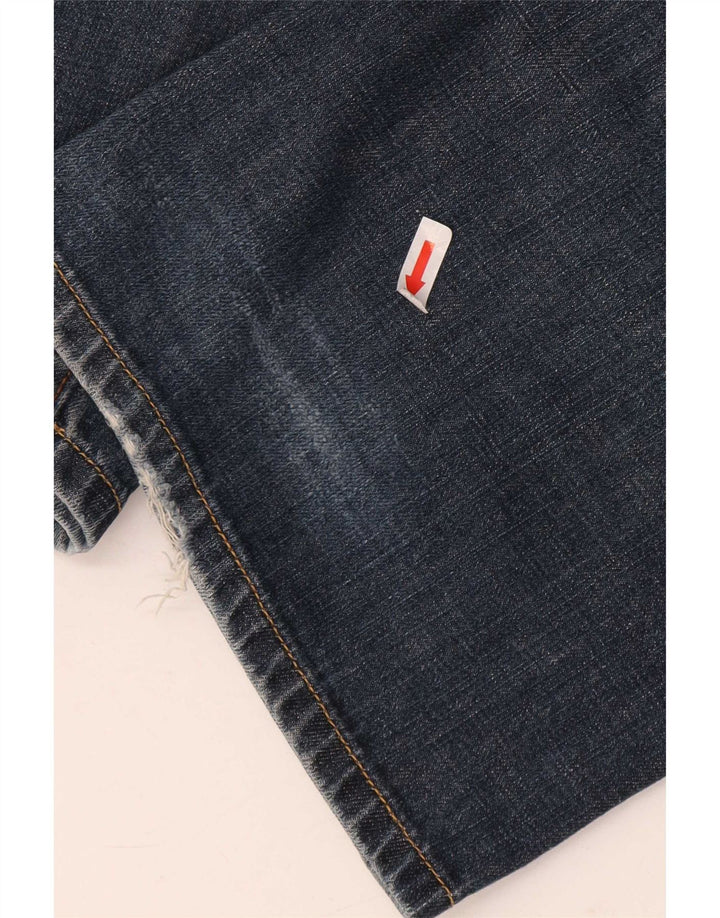 Mustang herre jeans med brede ben W33 L32 marineblå bomuld