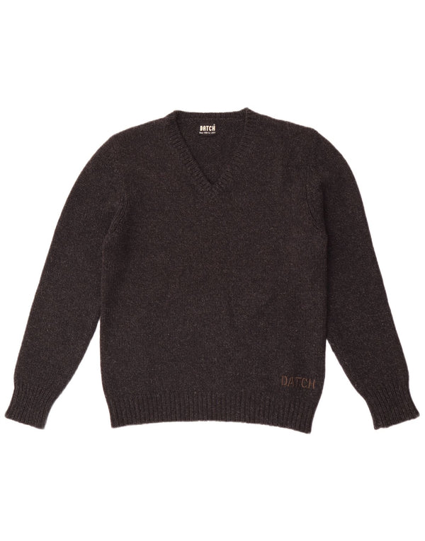 Datch Dame V-hals sweater UK 18 XL Grå Polyester