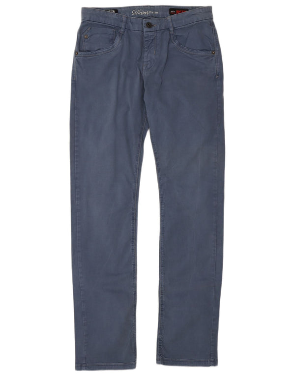 Datch piger lige fritidsbukser 13-14 år W29 L30 XL blå bomuld