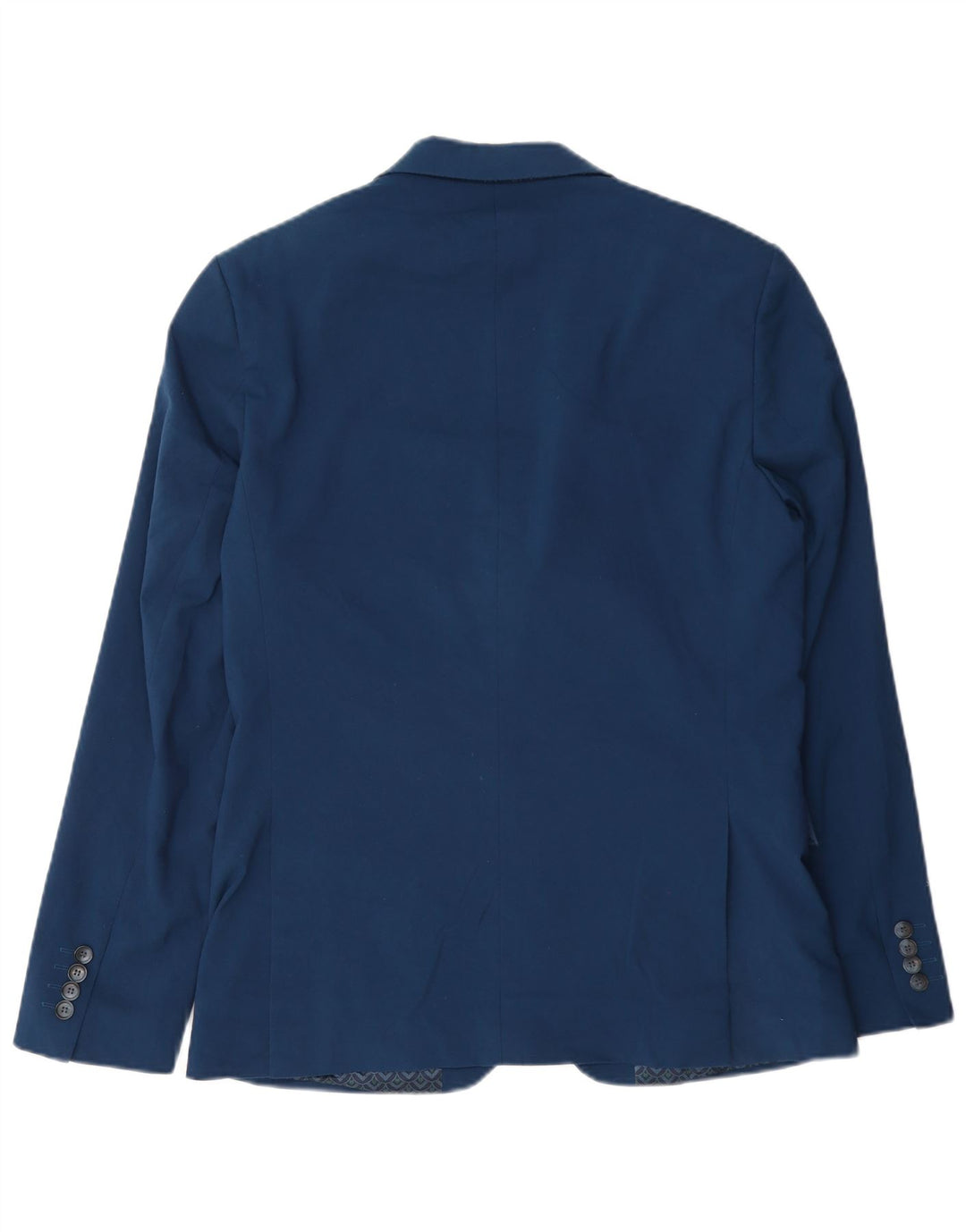 Marks & Spencer Herre 2-knaps blazerjakke UK 38 Medium Blue Polyester