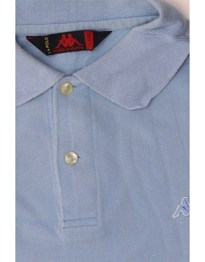 Kappa herre poloshirt 2XL blå bomuld