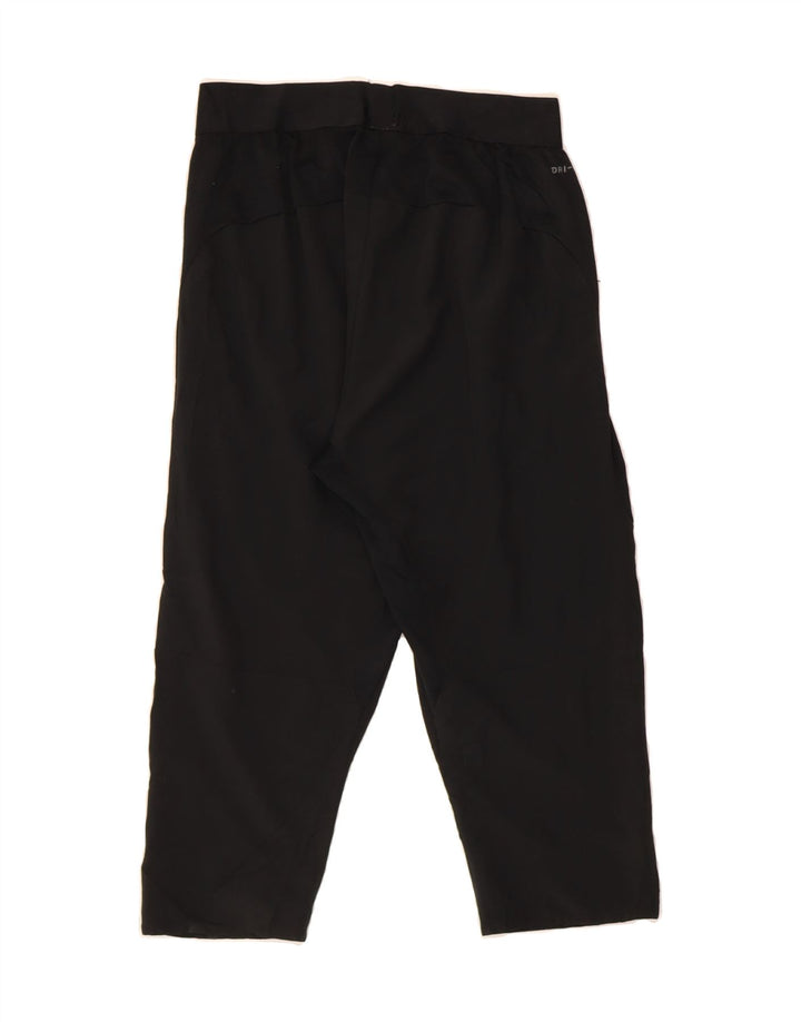 JORDAN Boys Dri Fit Tracksuit Trousers 12-13 Years Large Black Polyester Vintage Jordan and Second-Hand Jordan from Messina Hembry 