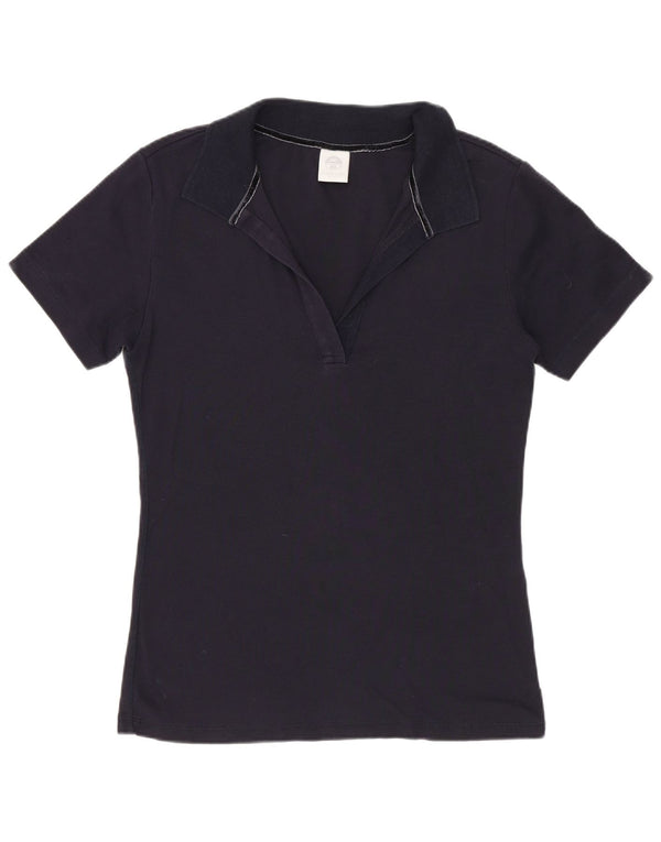 North Sails Dame Polo Shirt UK 14 Medium Navy Blue Bomuld