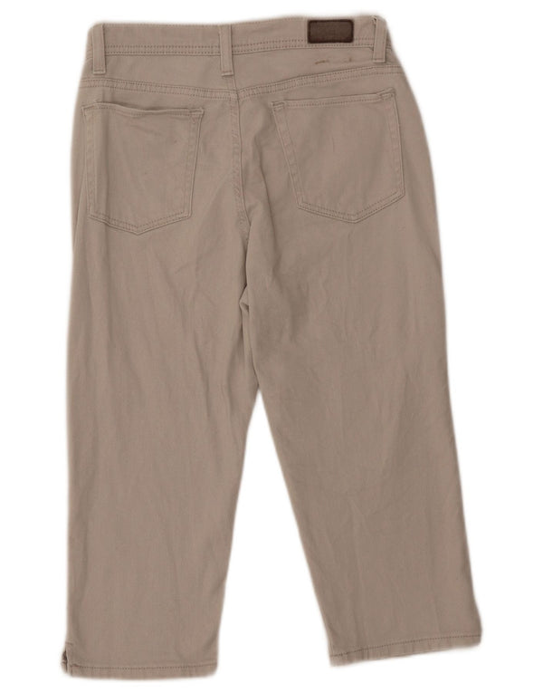 Lee Womens Petite Capri Jeans US 4 Small W27 L18 Beige