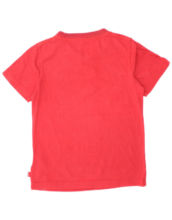 Levi's Boys Grafisk T-Shirt Top 5-6 År Rød Bomuld